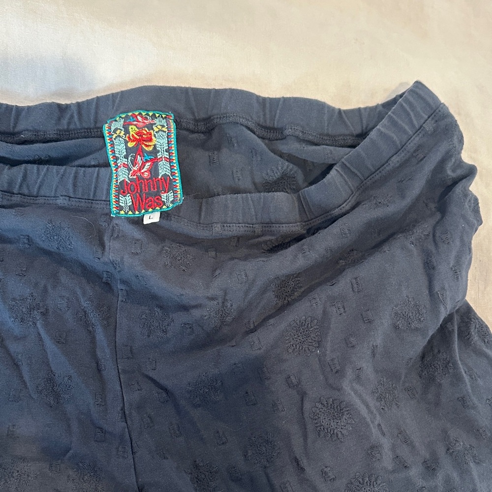 Johnny Was embroidered leggings size L - Picture 2 of 4